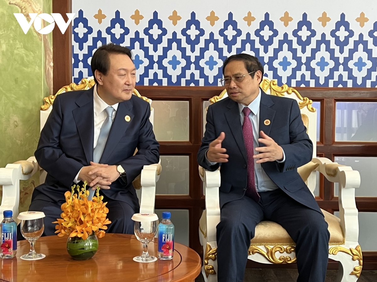 PM Chinh meets RoK President, UN Secretary General in Phnom Penh